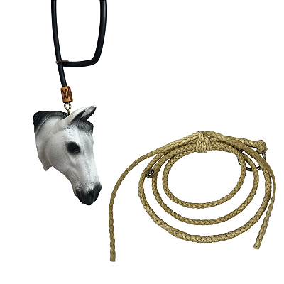 Enfeite De Retrovisor Country Formato De Cavalo Quarto de Milha