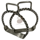 Estribo Em Aço Inox Salva-Vidas Com Destorcedor - Para Selas e Arreios