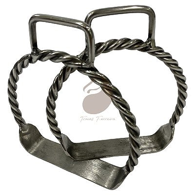 Estribo Argolão Em Aço Inox - Para Selas e Arreios