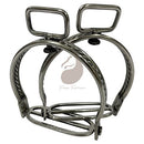 Estribo Em Aço Inox Salva-Vidas Com Destorcedor - Para Selas e Arreios